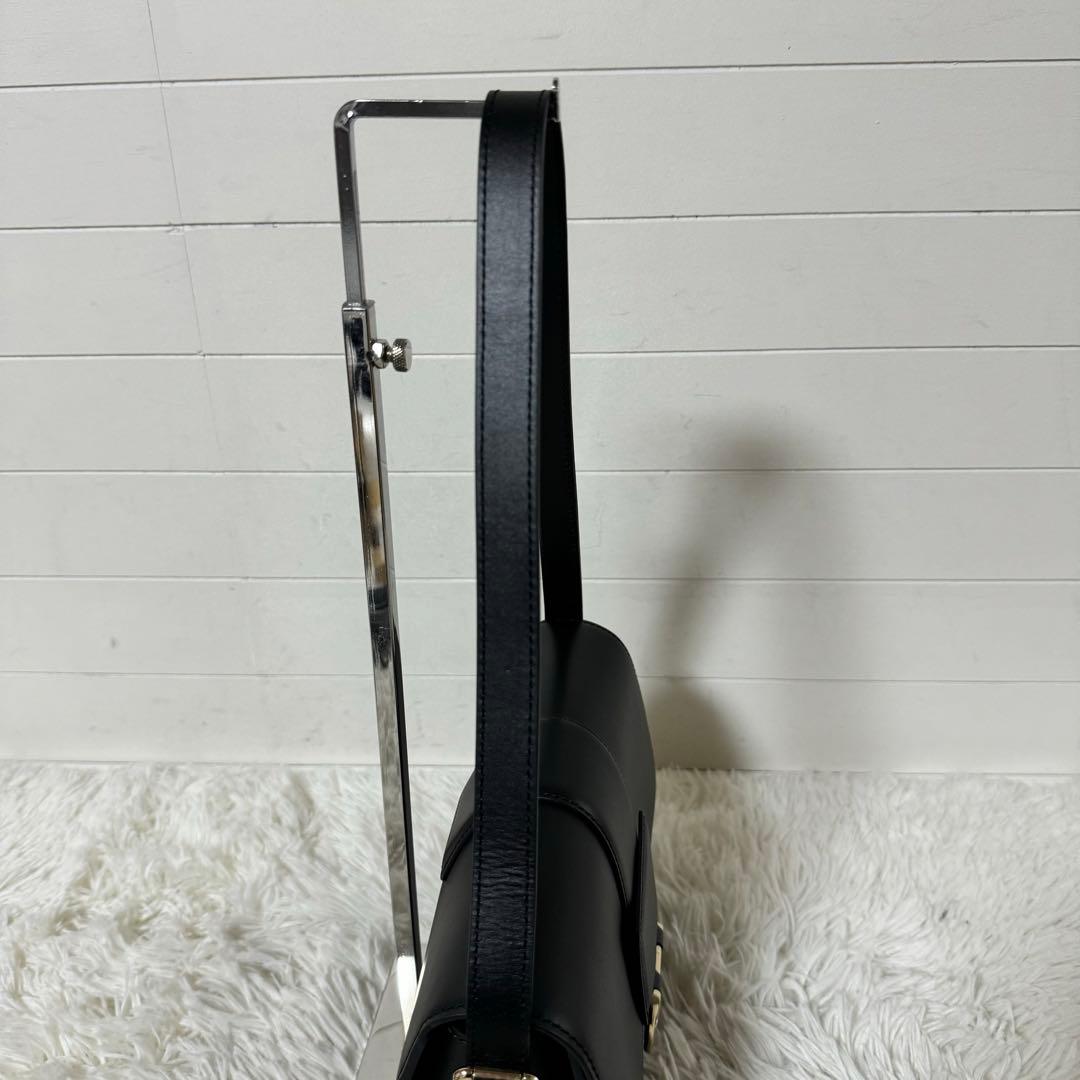 未使用級✨Longchamp ロンシャン ボックストロット　ブラック　レザー