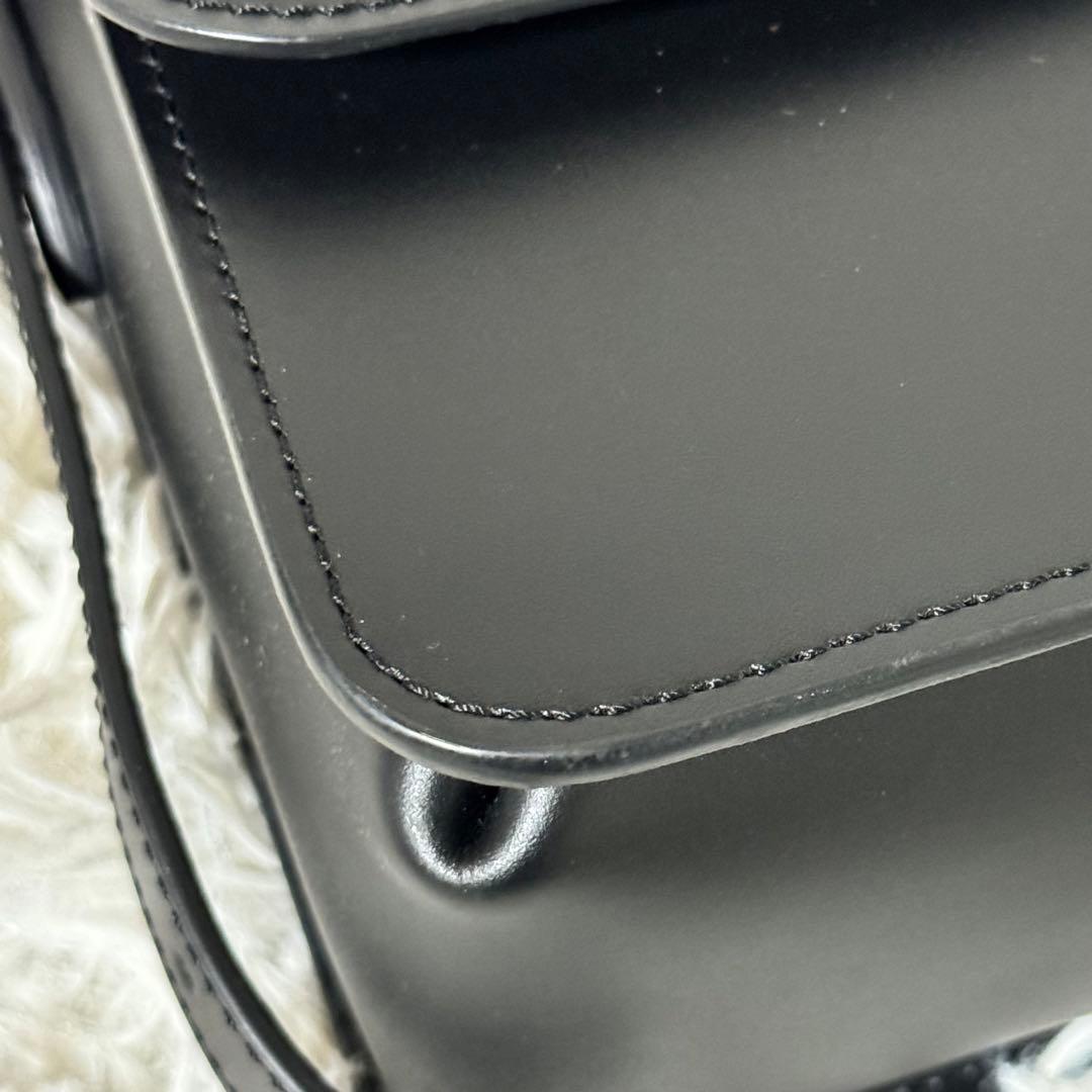 未使用級✨Longchamp ロンシャン ボックストロット　ブラック　レザー