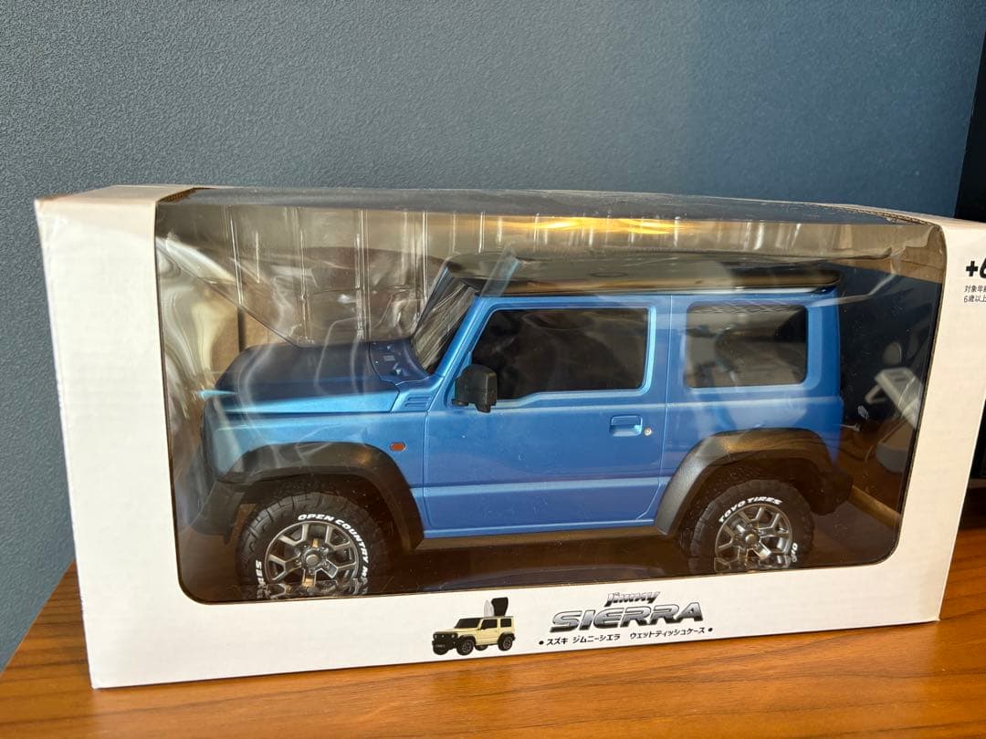 【限定品新品】ジムニー シエラ型ティッシュケース ブルーメタリック トート付