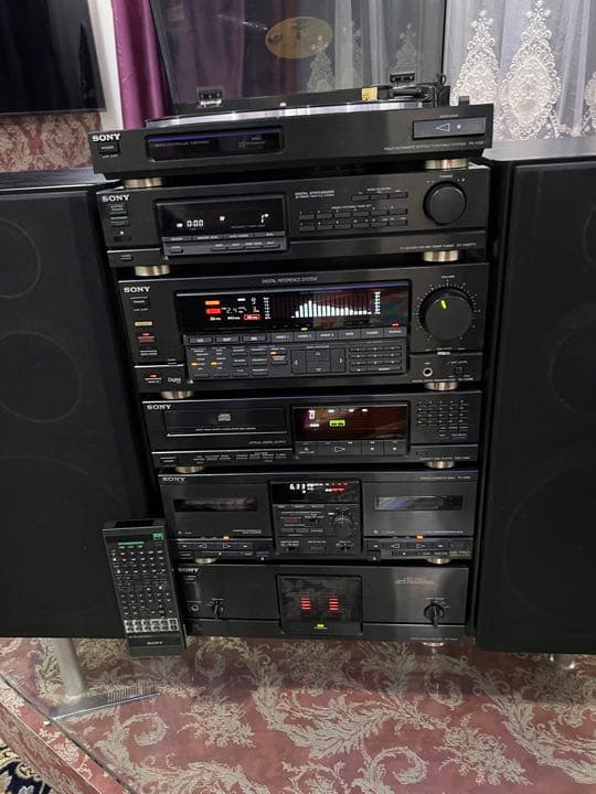 内蔵ブルーツゥース変更可能SONYリバティ LBT-V925 中古品レコード付き