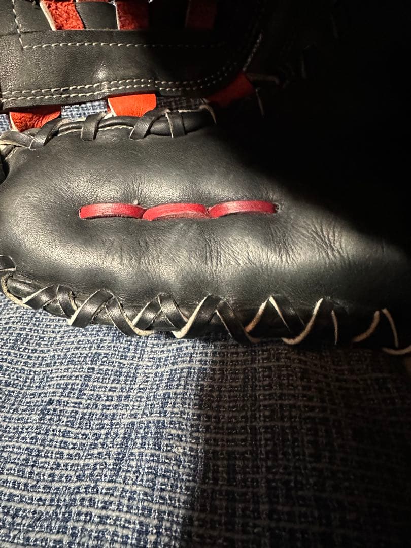 (中古)ジームス　一般用ファーストミット　オーダー　刺繍あり