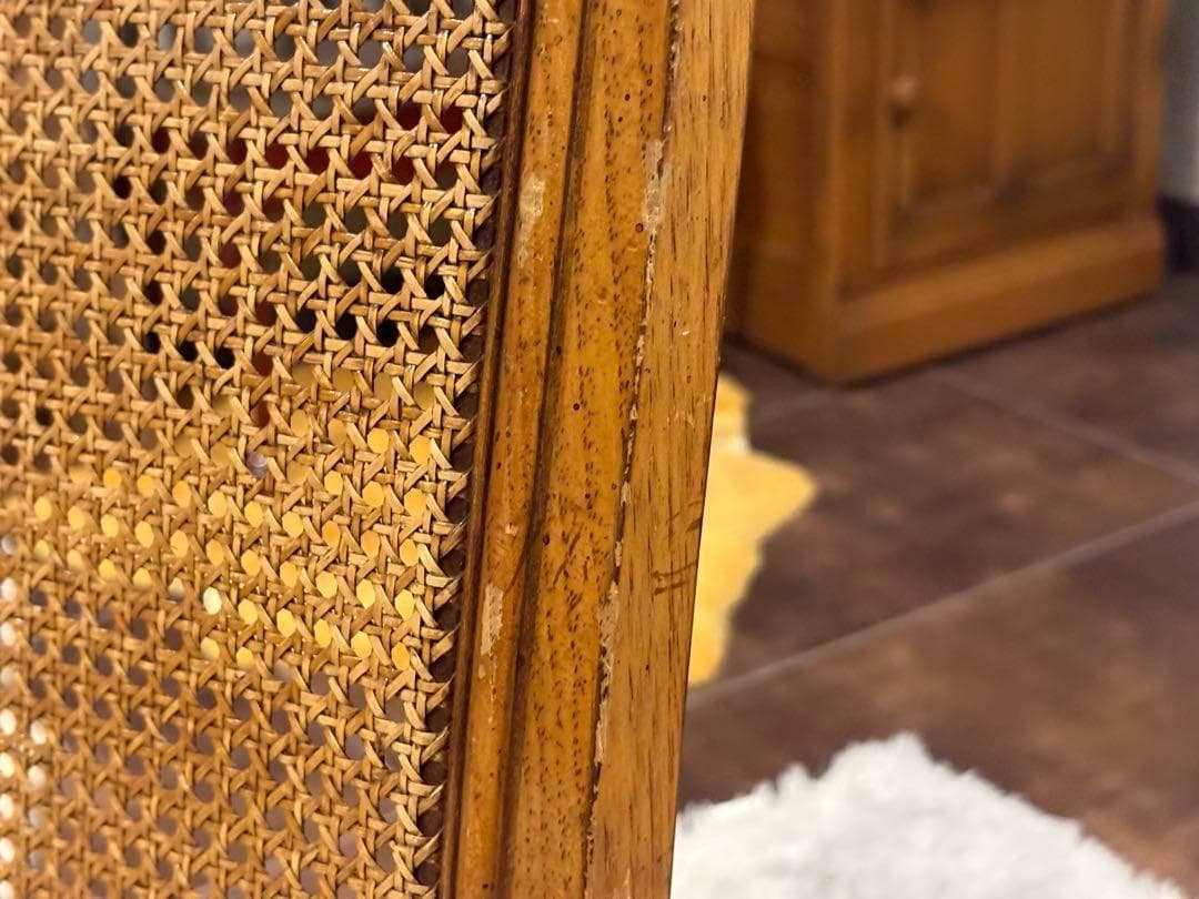 高級　DREXEL ドレクセル　アンティーク　ヴィンテージ　かごめ編み　YS