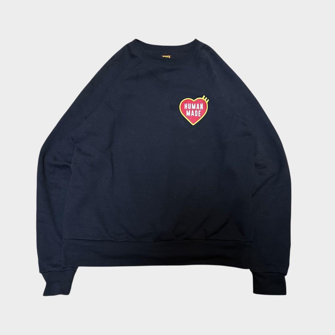 HUMAN MADE ハートロゴ スウェット Sweatshirt ブラック