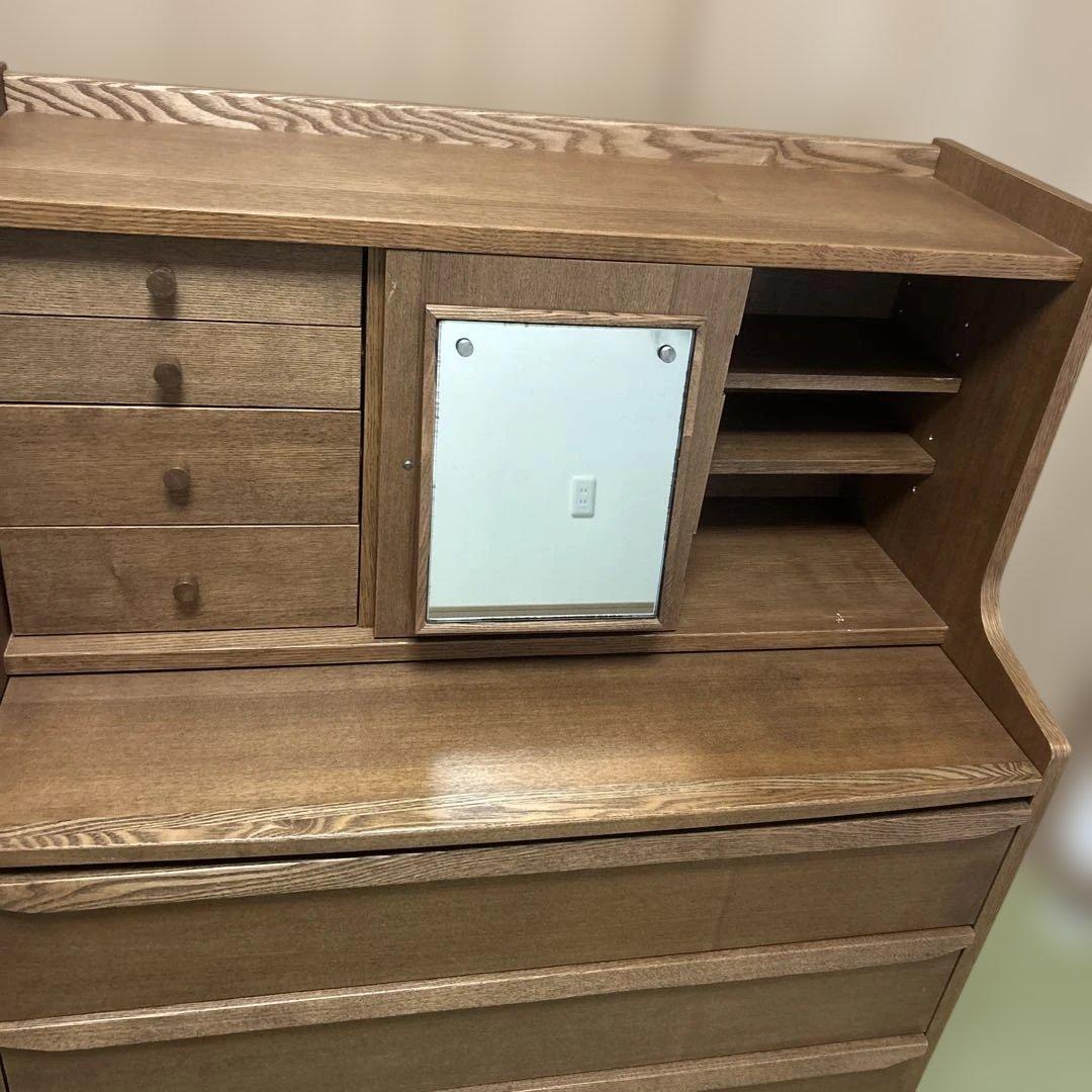 北欧風　ノルディック　ライティングビューロー　机　デスク　パソコンデスク　木製