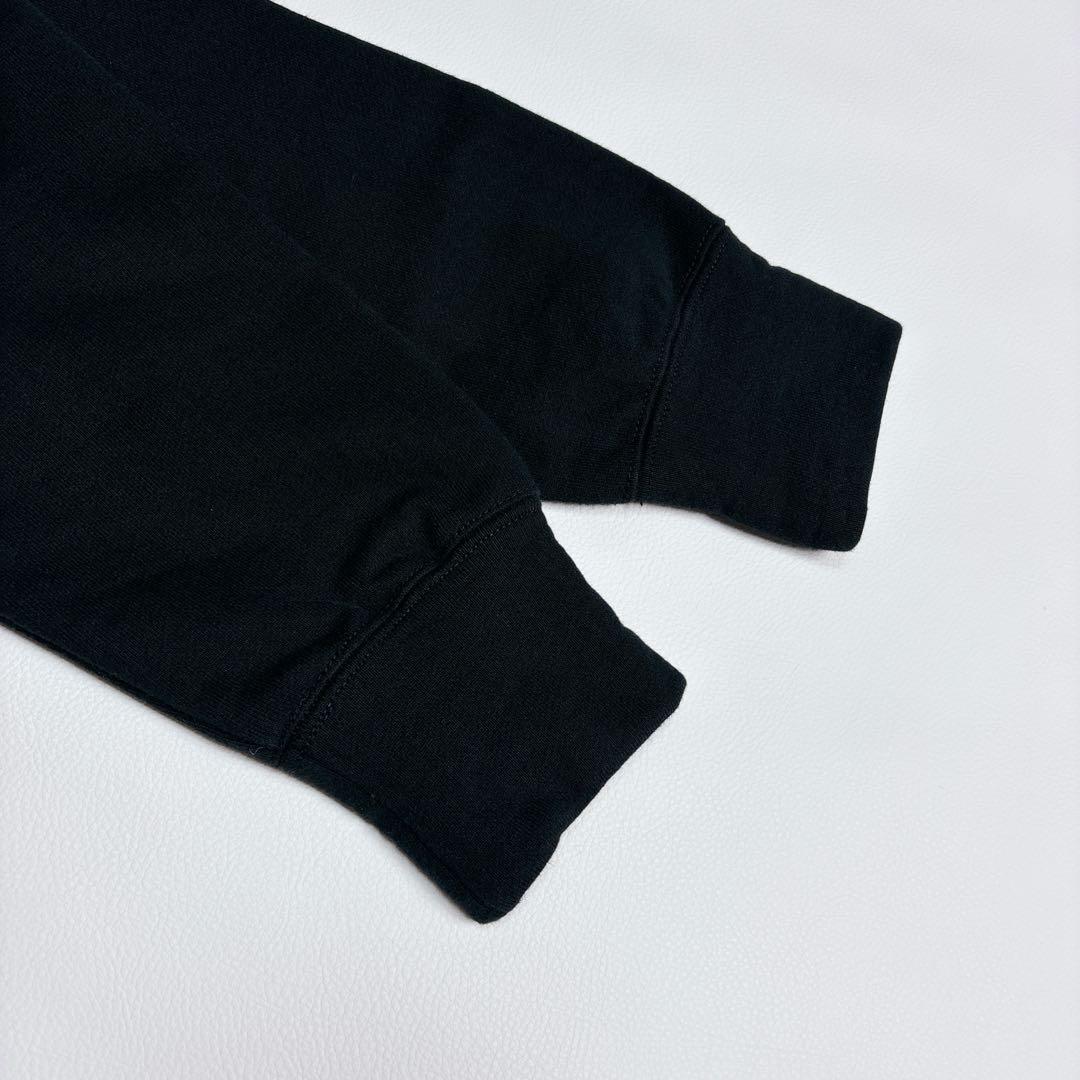 可愛い♡コムデギャルソンコムデギャルソン スウェット 黒 コムコム スカラップ