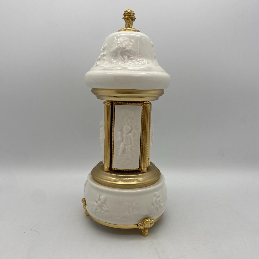 ＃13537 リュージュ オルゴール シガレット 葉巻入れ　オルゴール不動