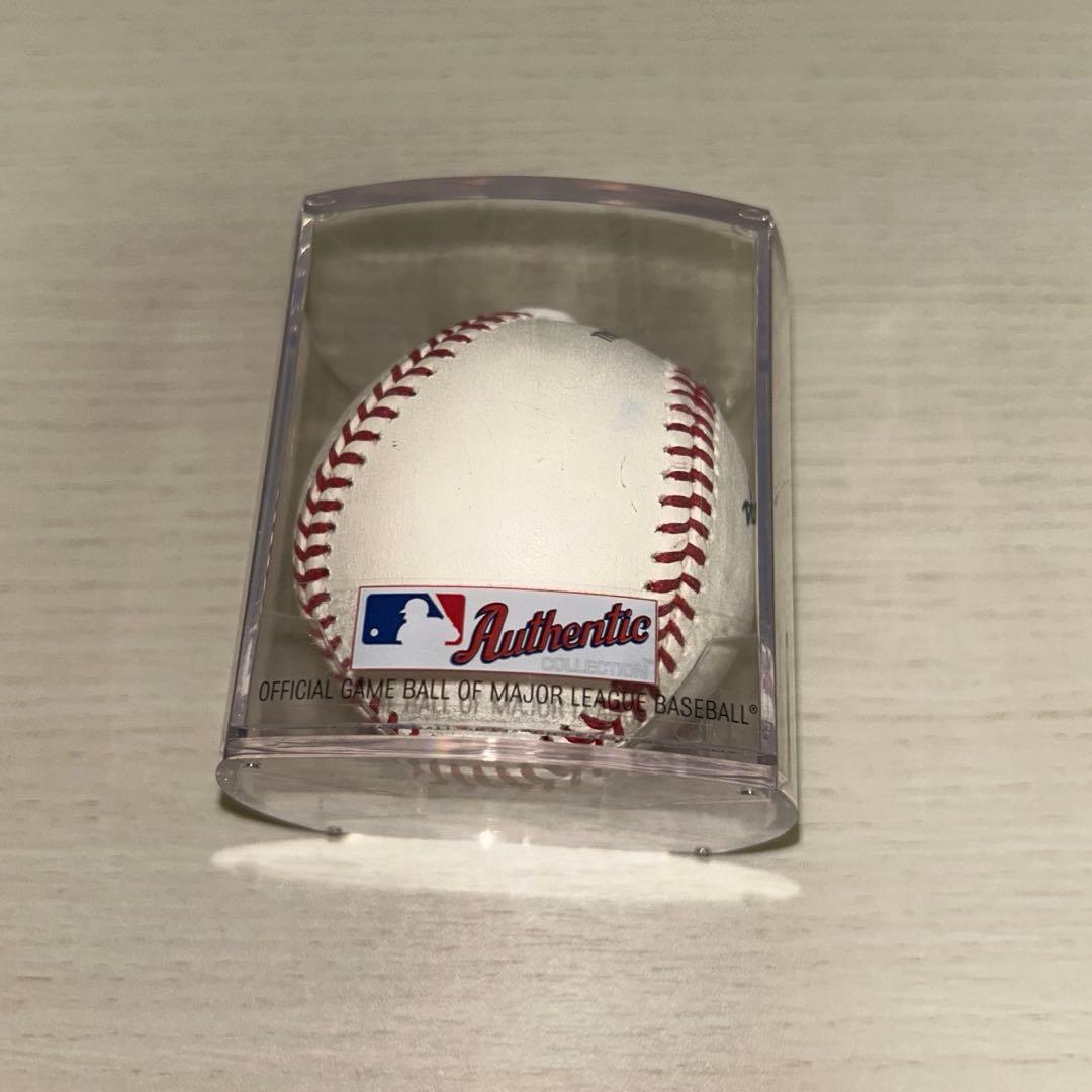 マイク・トラウト　サインMLB公式ボール　松井秀喜