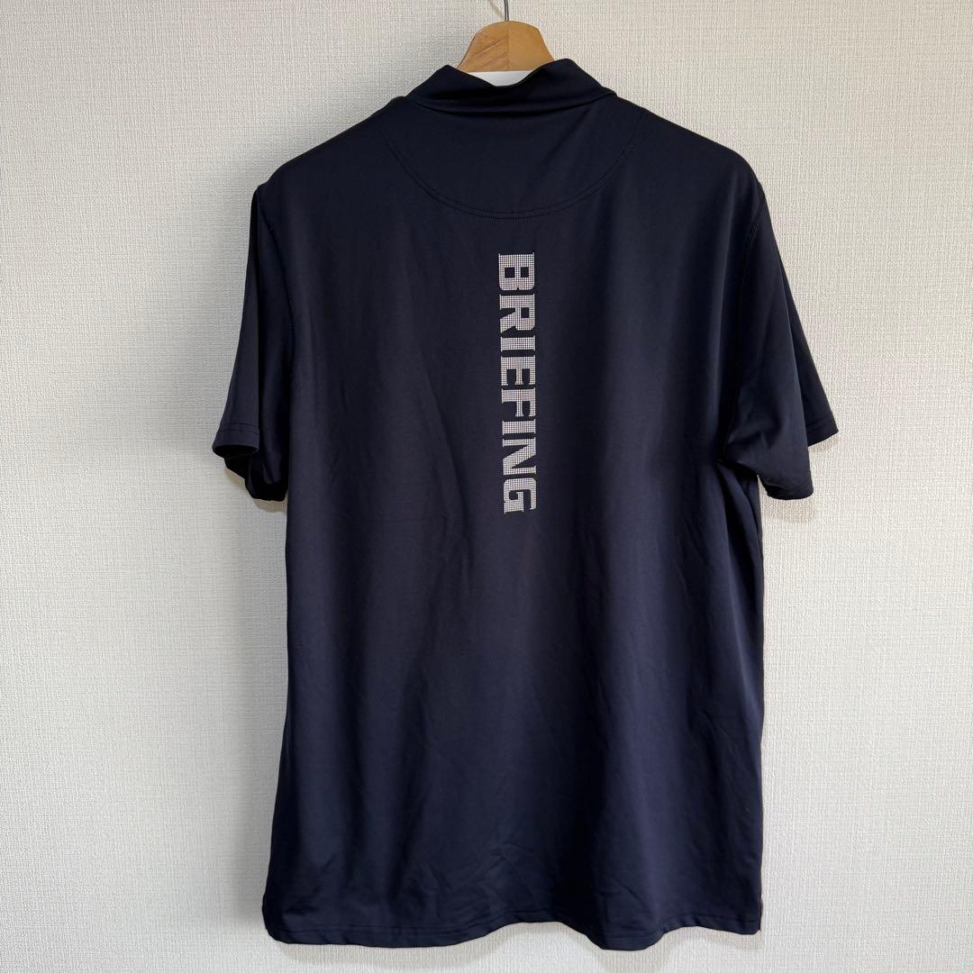 BRIEFING GOLF モックネック半袖 Size:XL BBG231M05