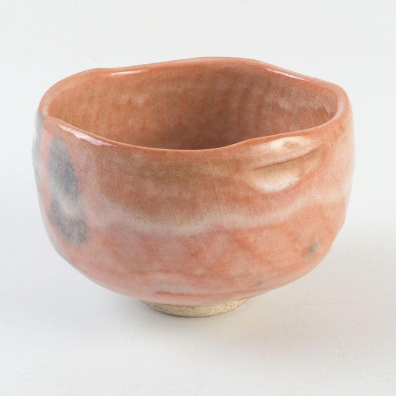 茶道具　楽吉左衛門作　赤楽茶碗　V　9504