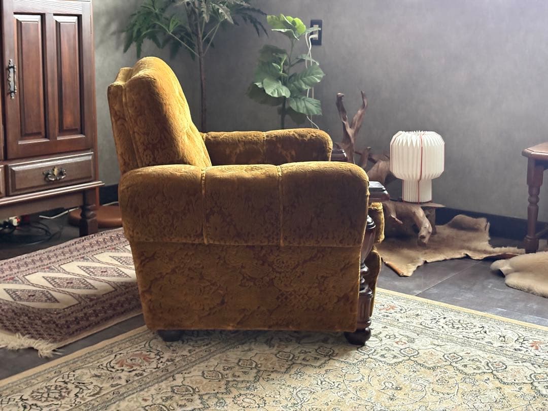 ①カリモク　karimoku レトロ　ビンテージ　ソファ　クラシック　IZ