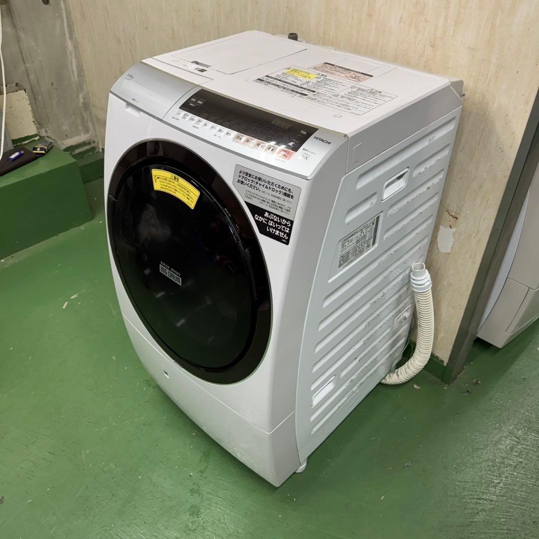 114★2019年製★日立　ドラム式洗濯機　11KG 熱乾燥　洗剤自動投入機能