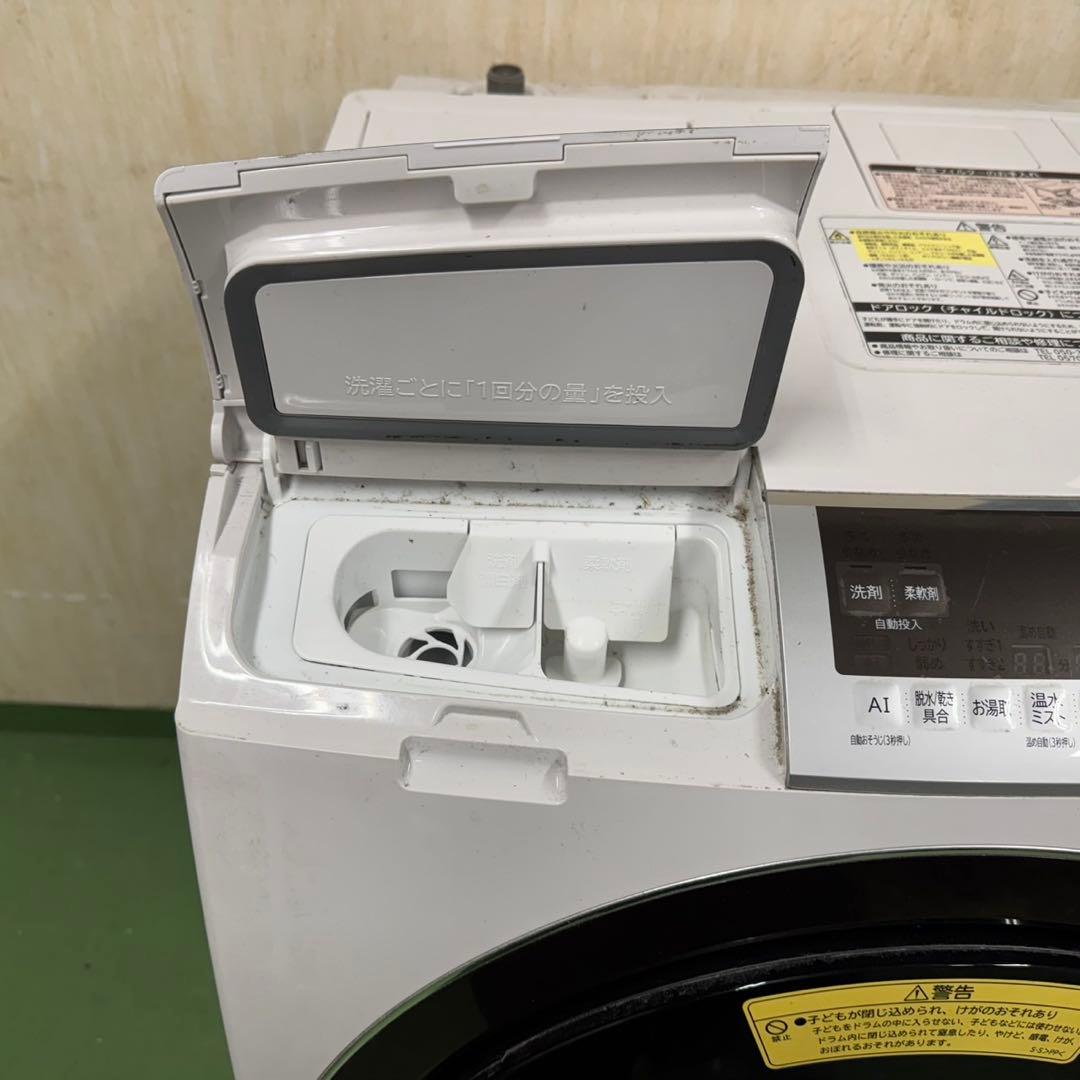 114★2019年製★日立　ドラム式洗濯機　11KG 熱乾燥　洗剤自動投入機能