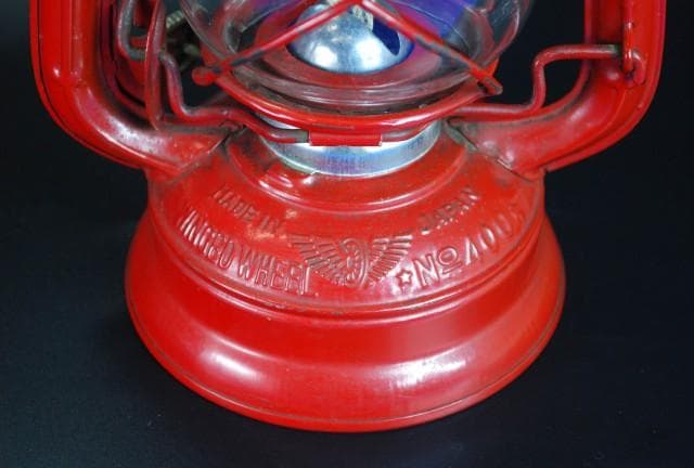 日本製！！別所ハリケーン・ランタン /NO.400　赤【7203352】