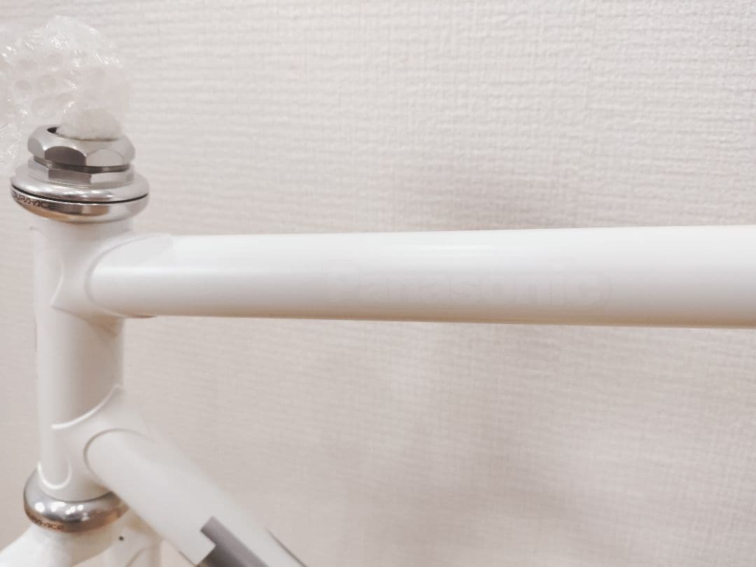 パナソニック競輪・自転車フレーム　色:ホワイト