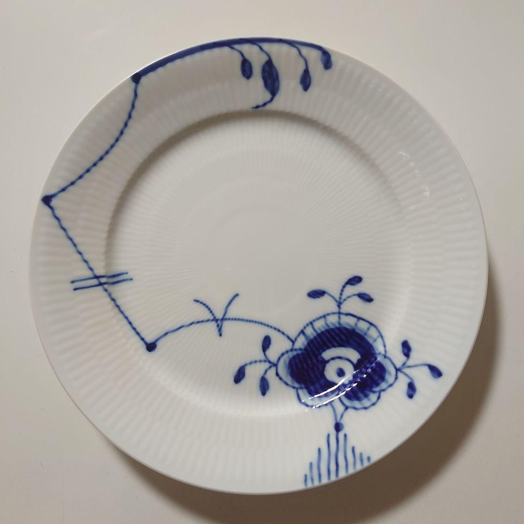 【12/23まで】ロイヤルコペンハーゲン　ブルーフルーテッドメガ　プレートセット