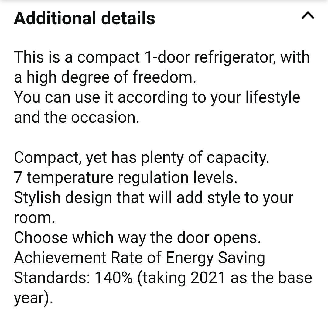 冷蔵庫・冷凍庫 Iris Plaza PRC-B051D-S Refrigerator