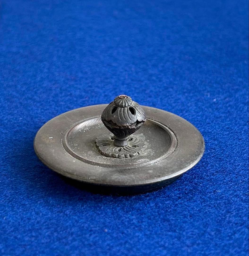 小さな鉄瓶 煎茶道具 銅製蓋 明治時代から伝わる 桐時代箱・時代五徳・時代瓶敷付