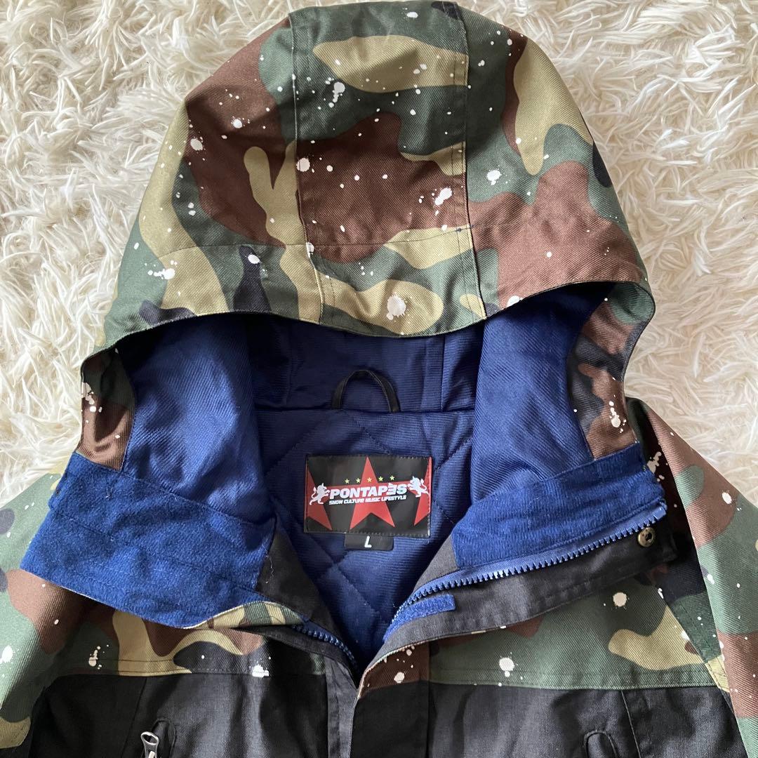 #9N✨PONTAPES✨スキー スノボ ウェア 上下セット メンズ L