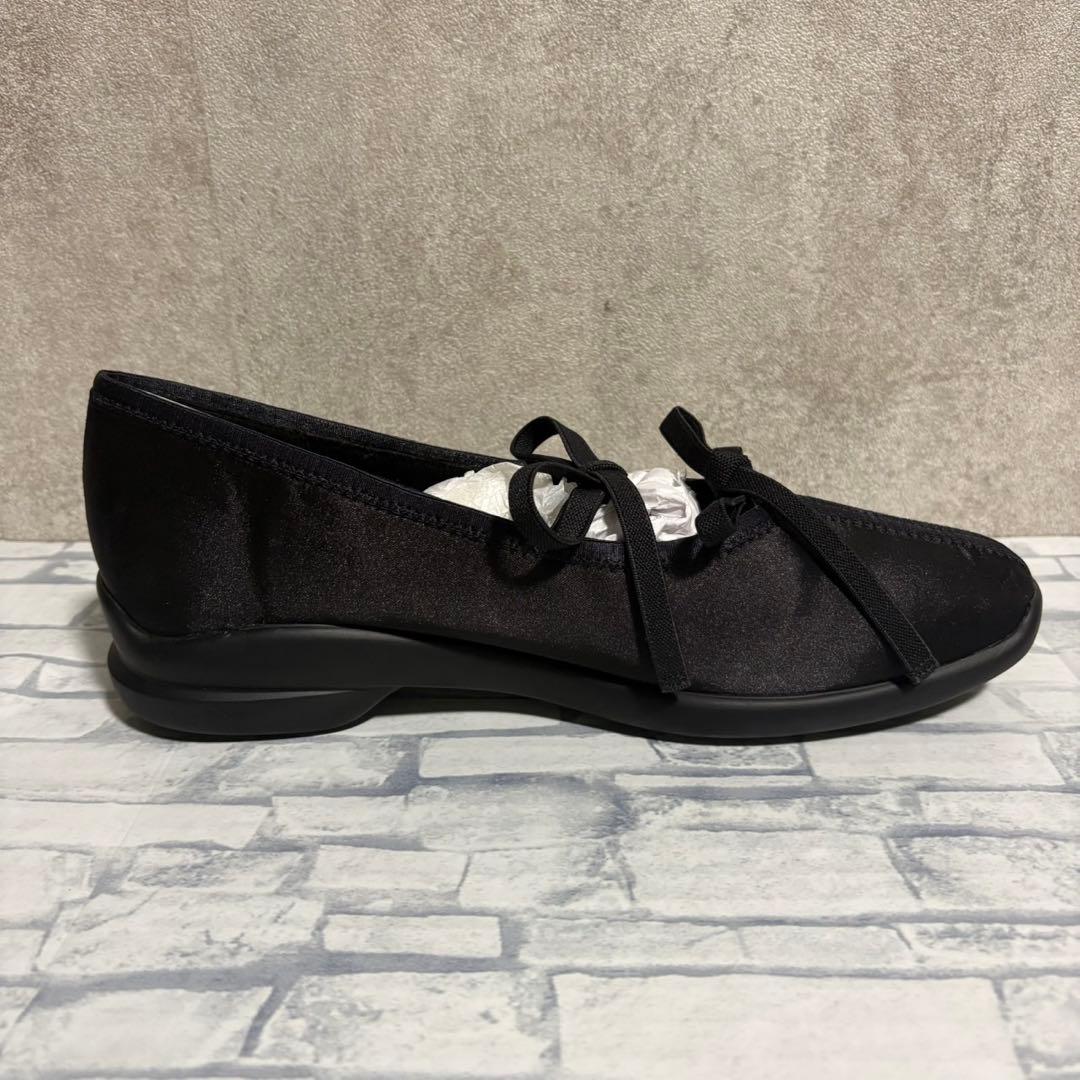 美品 ルタロン ダブルリボン バレリーナシューズ