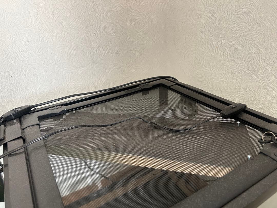 大型ガラス飼育ケージ UVB・ヒーターライト付き　引き取り限定