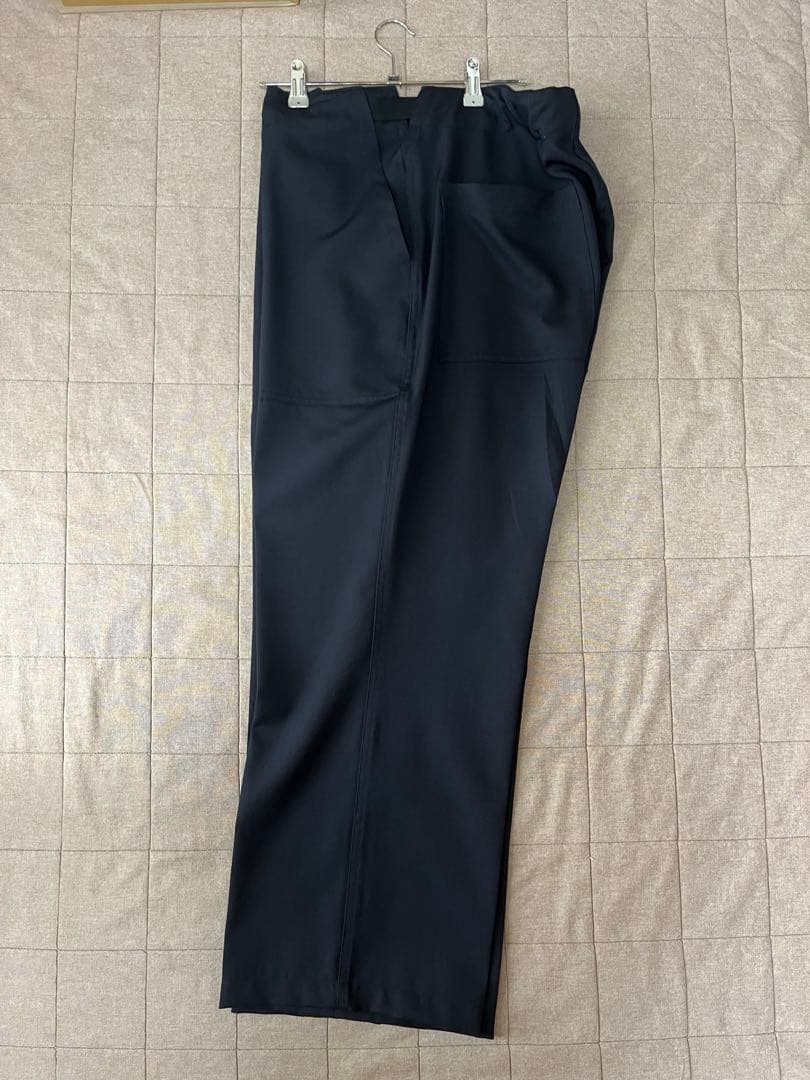 RAINMAKER 23AW ウールVネックベスト&カラテパンツ　ネイビー