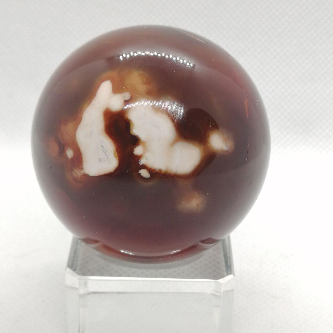 確認用新品】訳　ジオードありの濃いめカラーのカーネリアン　少し石目あり11-40