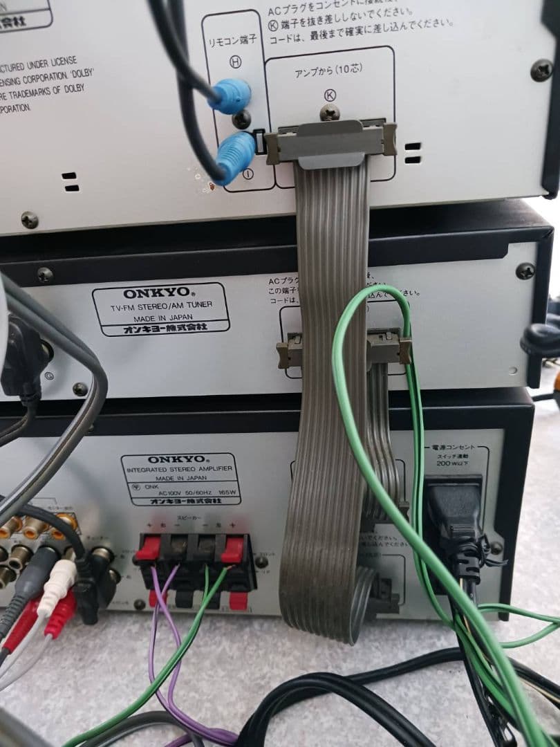 ONKYO DX-F77 ミニコンポ トリプルプレーヤー