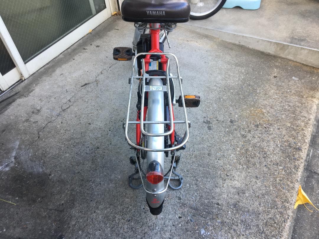 地域限定送料無料　パス　シオン　12,3AH　軽量車　赤　神戸市　電動自転車