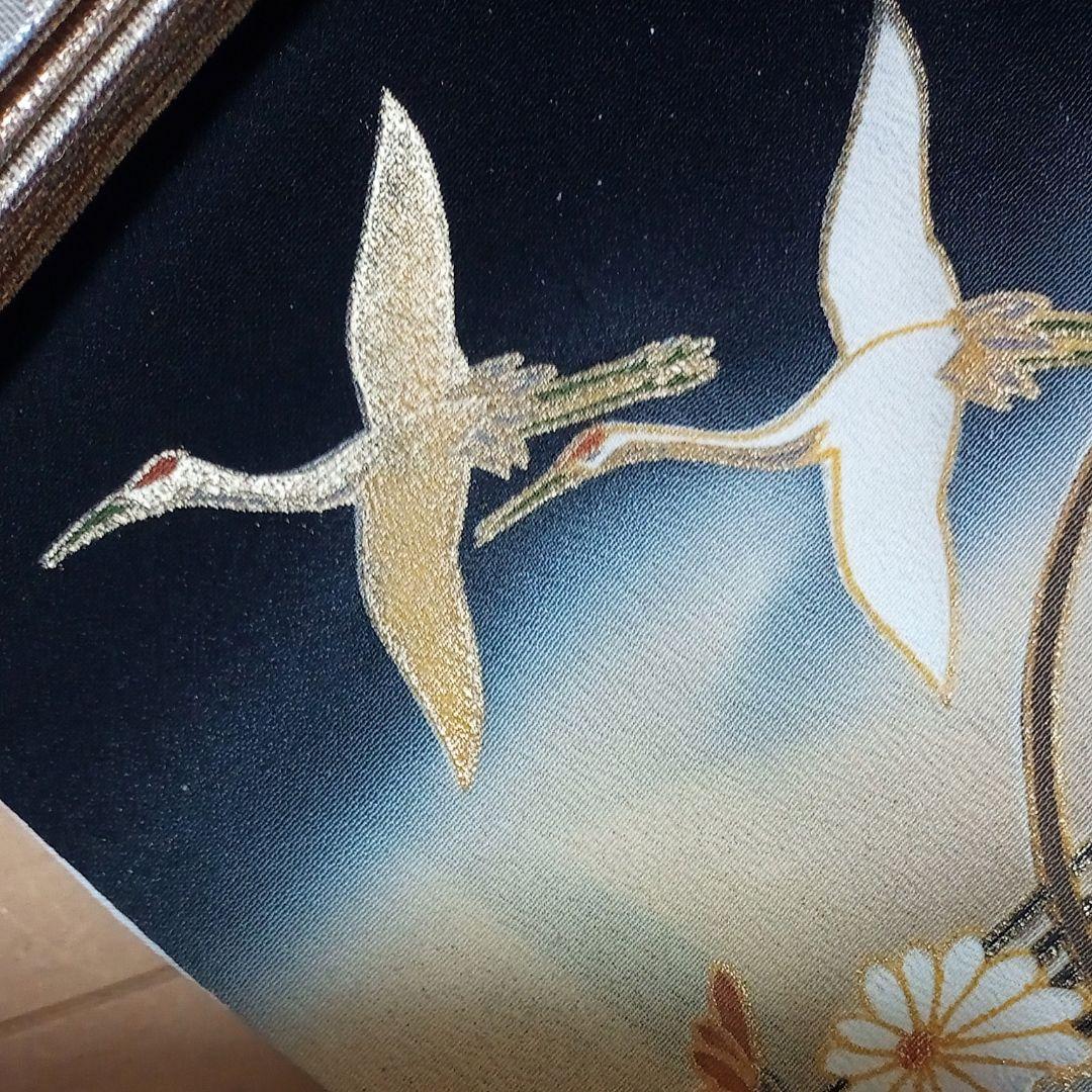 D02限定価格！☆USED美品☆ 結婚式 金彩 豪華 黒留袖6点セット