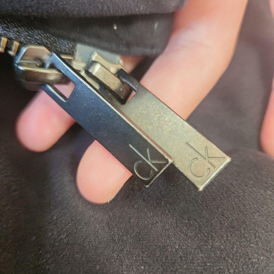   フード付きダウンベスト M ブラック