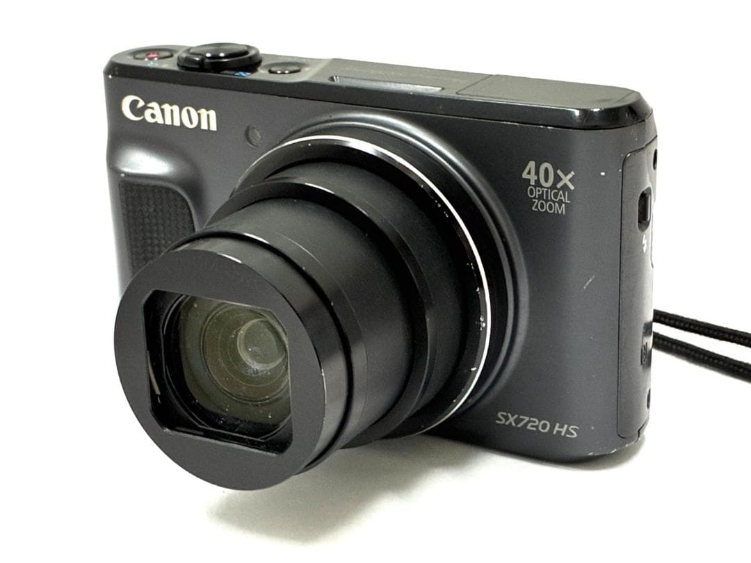 25K12-090 キャノン SX720HS デジカメ 通電確認済 液晶割れ有り