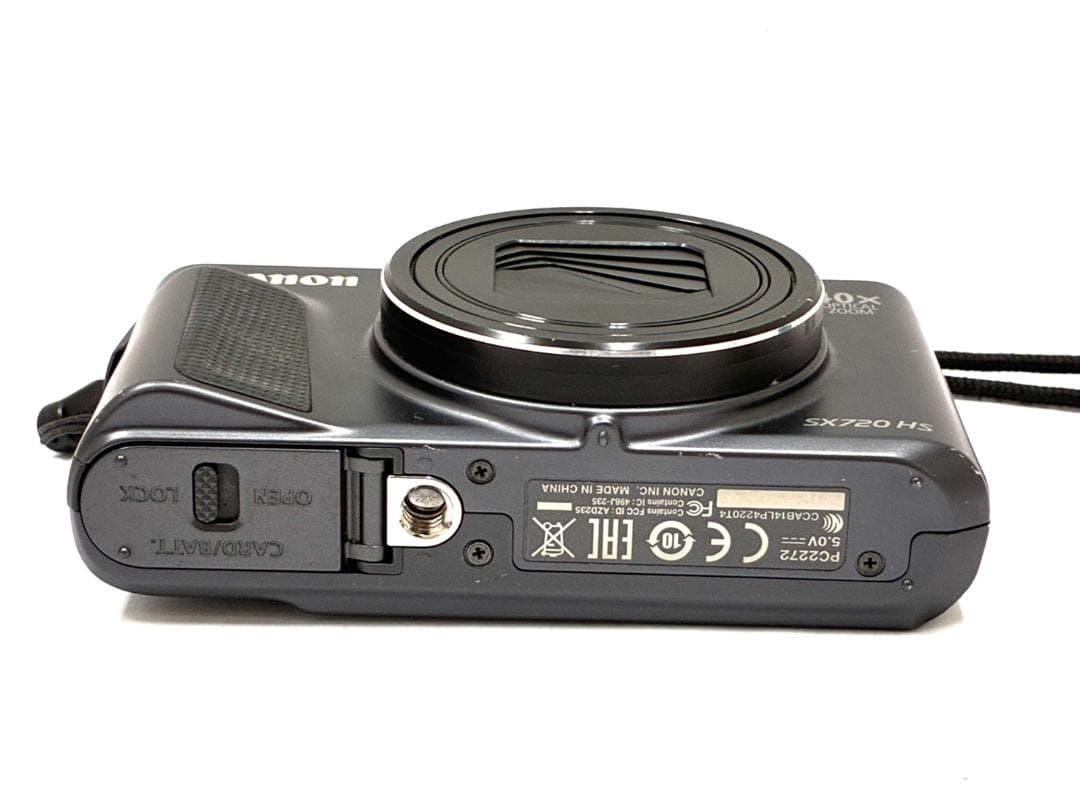 25K12-090 キャノン SX720HS デジカメ 通電確認済 液晶割れ有り
