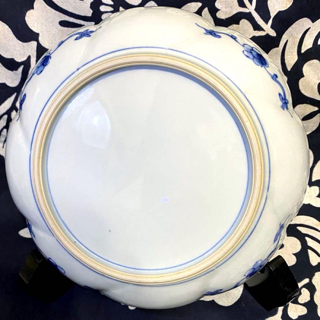 京焼　加藤雲泉　彩色輪花捻祥瑞柄　二枚組　京都　清水焼　作家物　お正月・お祝いに