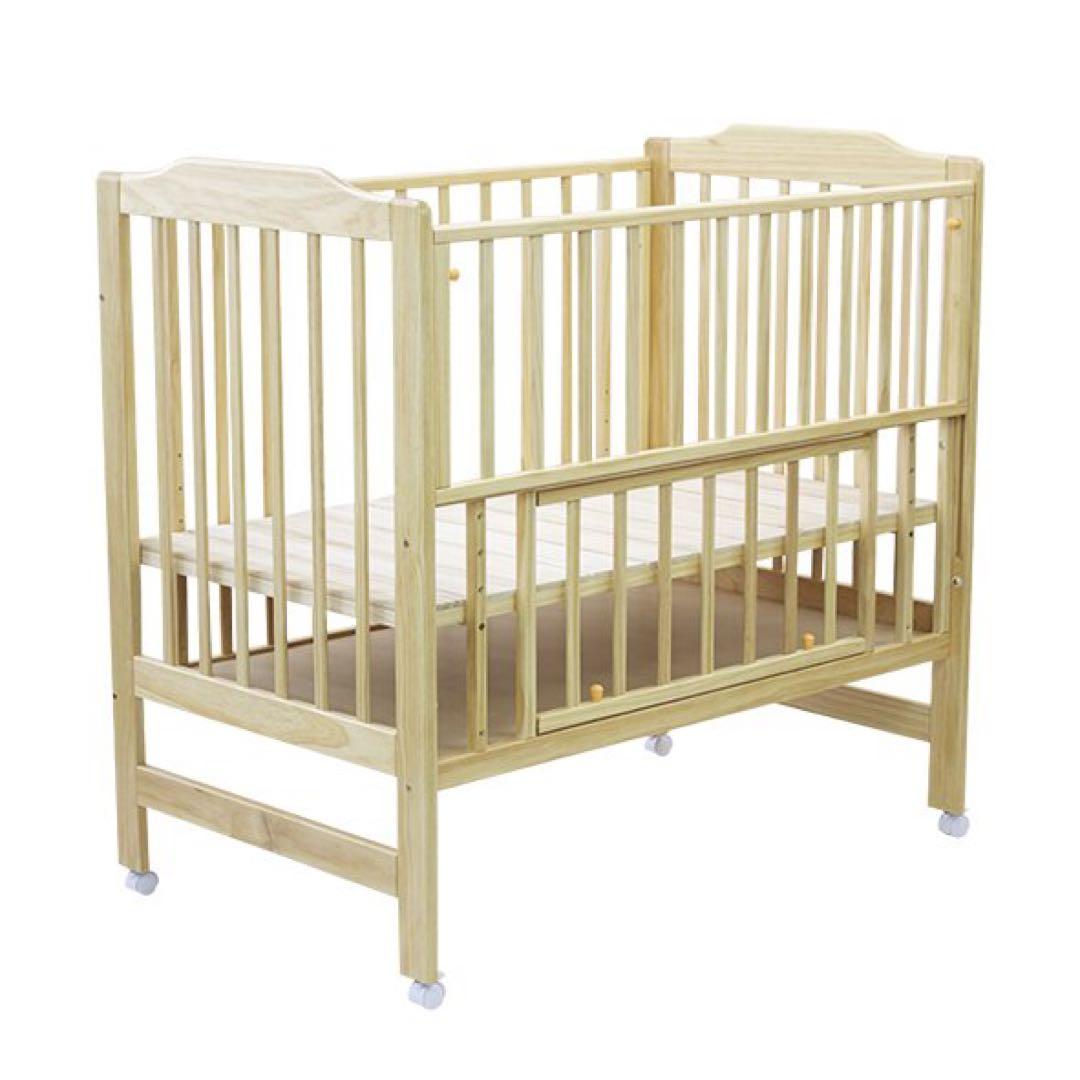 KATOJI カトージ ベビーベッド ハイタイプ　ナチュラル ほぼ未使用