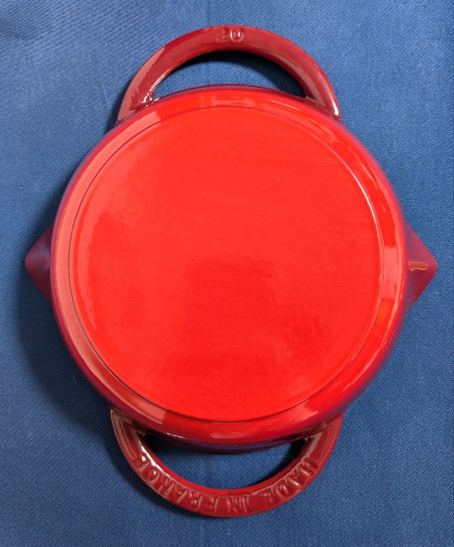 ストウブ staub ニダベイユ 両手フライパン 20cm シリコンハンドル付き