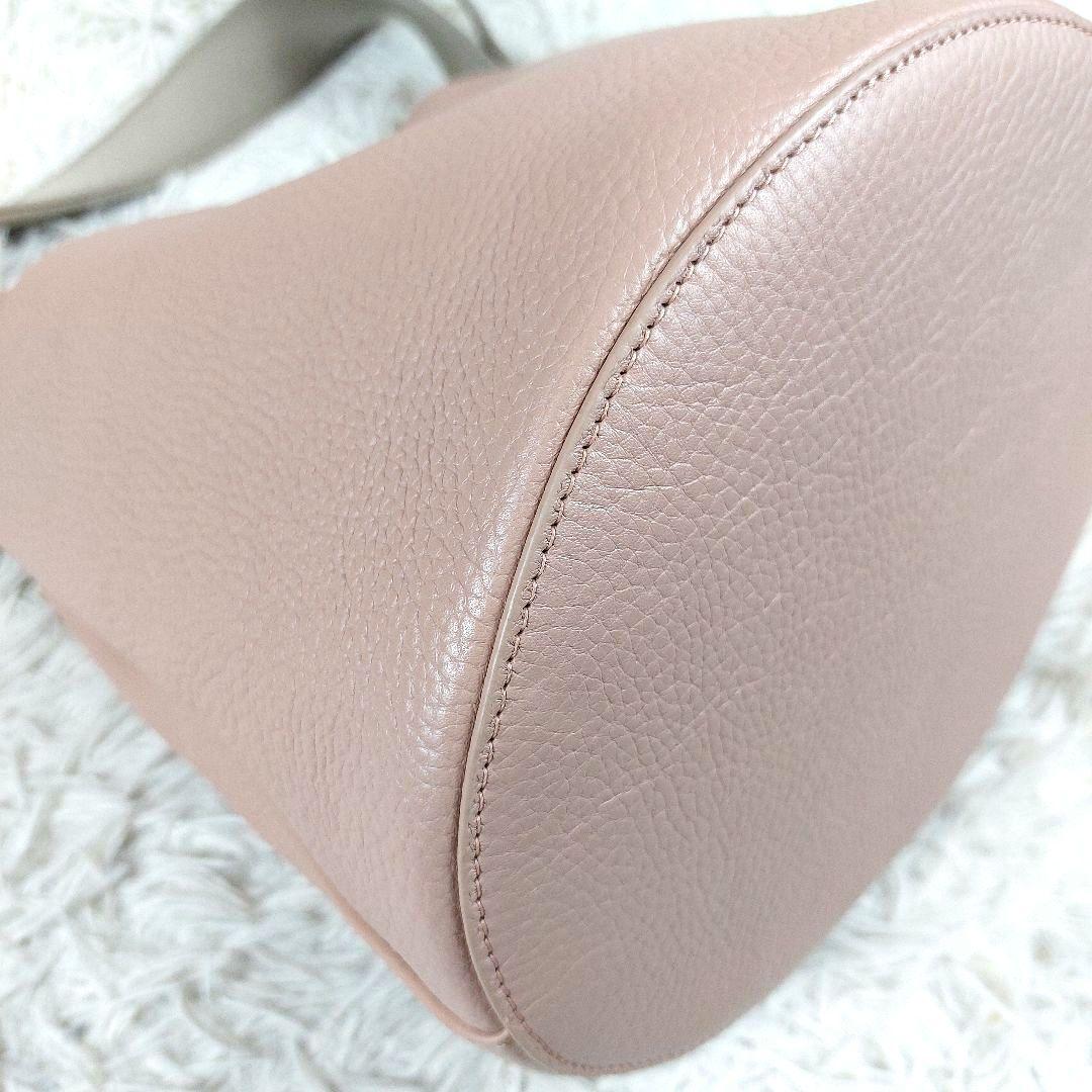 未使用級 FURLA ダナエ 現行ロゴ シボ革 2wayレザーショルダーバッグ