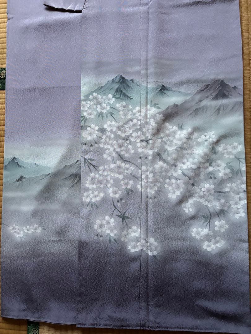 色留袖　一つ紋　作家もの　正絹　未使用