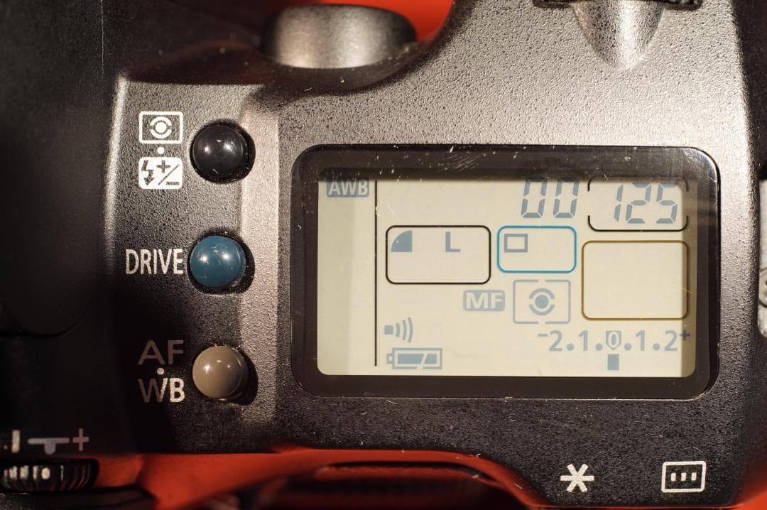 【防湿庫保管品】CANON EOSD60　元箱付き 【動作品】主観で良品