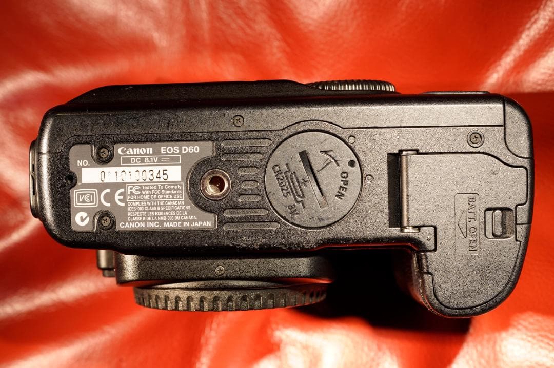 【防湿庫保管品】CANON EOSD60　元箱付き 【動作品】主観で良品