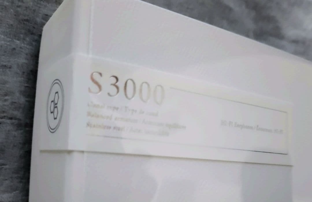 【新品未開封】final S3000 有線イヤホン