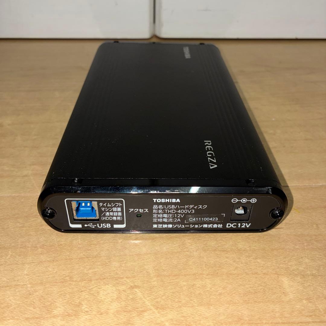 TOSHIBA REGZA 純正外付けハードディスク 4TB THD-400V3
