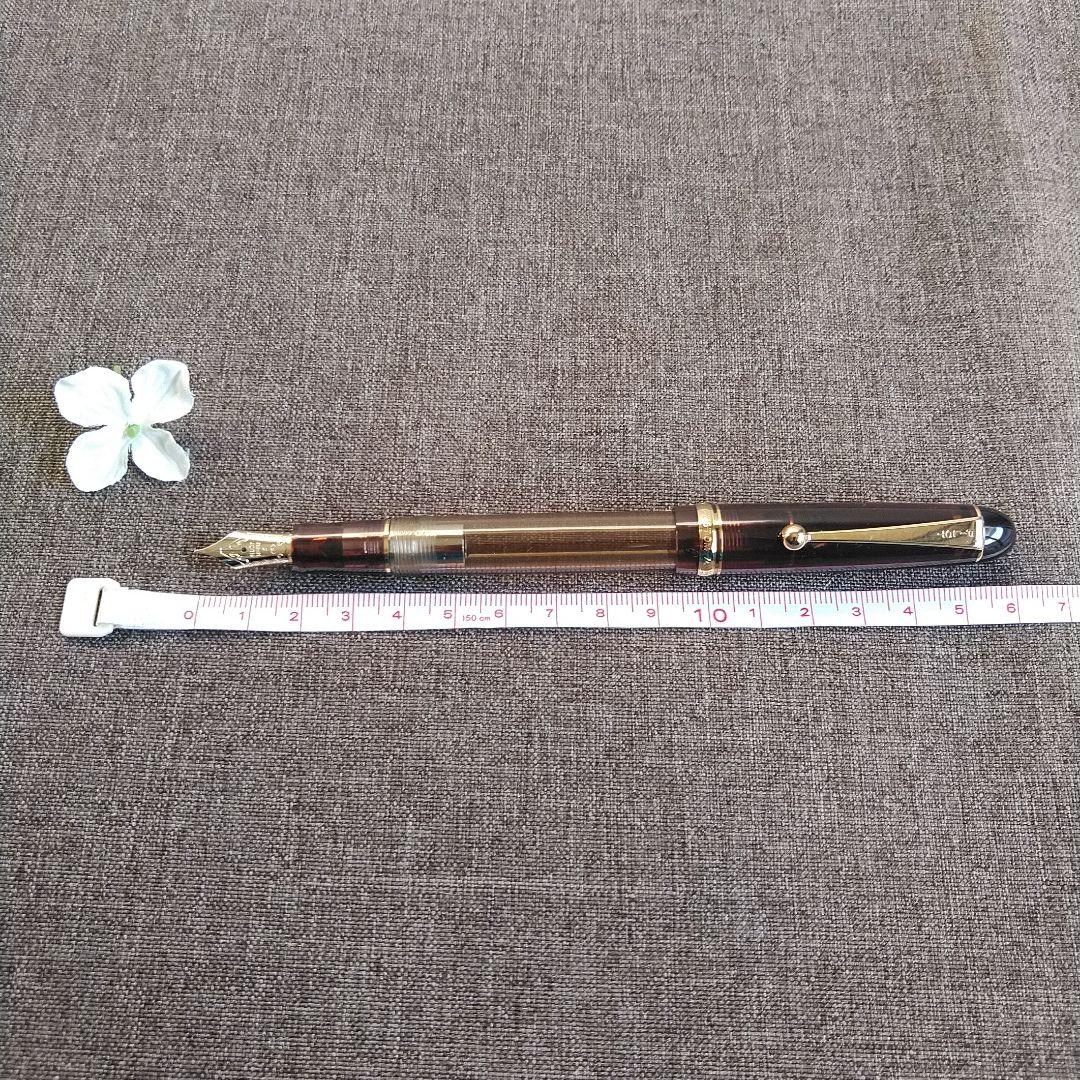 パイロットカスタム 74 PILOT CUSTOM 74 万年筆 クリアブラウン