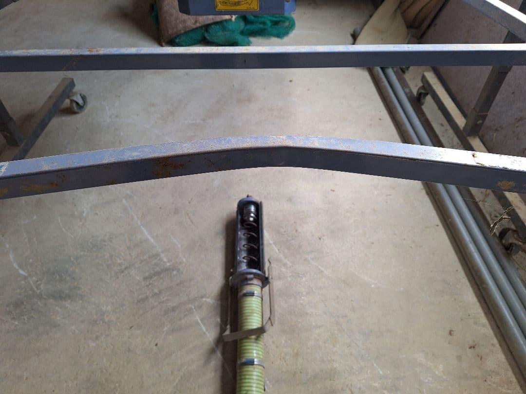 籾　レザーコンテナ　エコノホース　VS08　移動スタンド付き