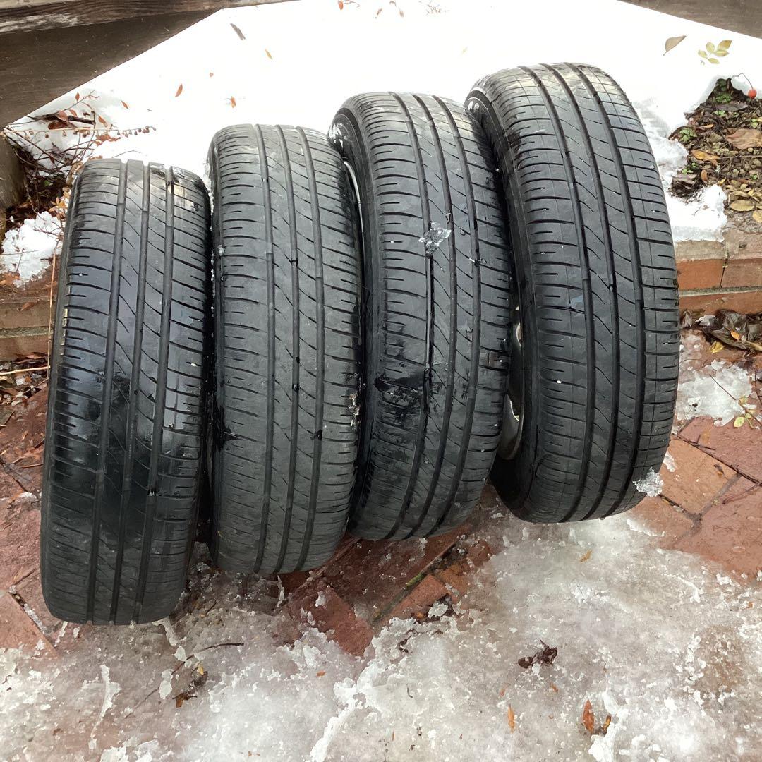 ゆ*じ様 スズキ　ラパン純正ホイール　14インチ夏タイヤ付き4本セット❗️全国送