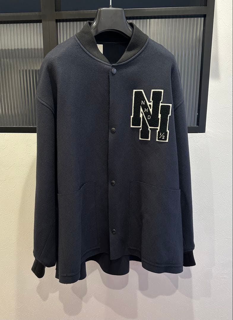 新品未使用　N.HOOLYWOOD 別注レタードメルトンスタジアムジャンパー
