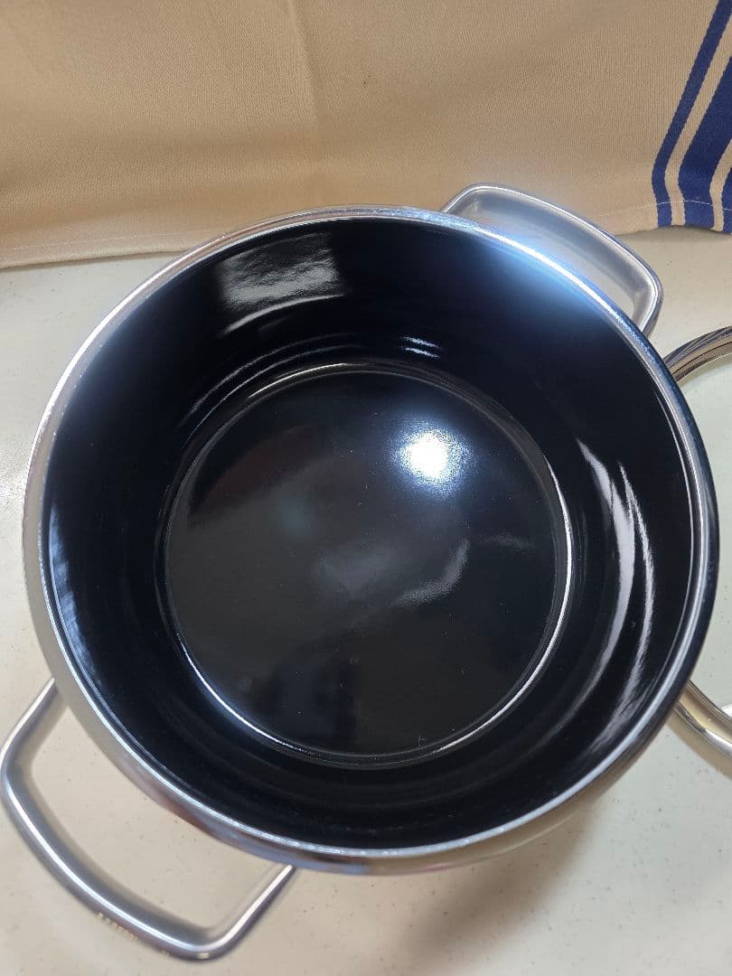 WMF フュージョンテック ミネラル ローキャセロール プラチナム　20cm