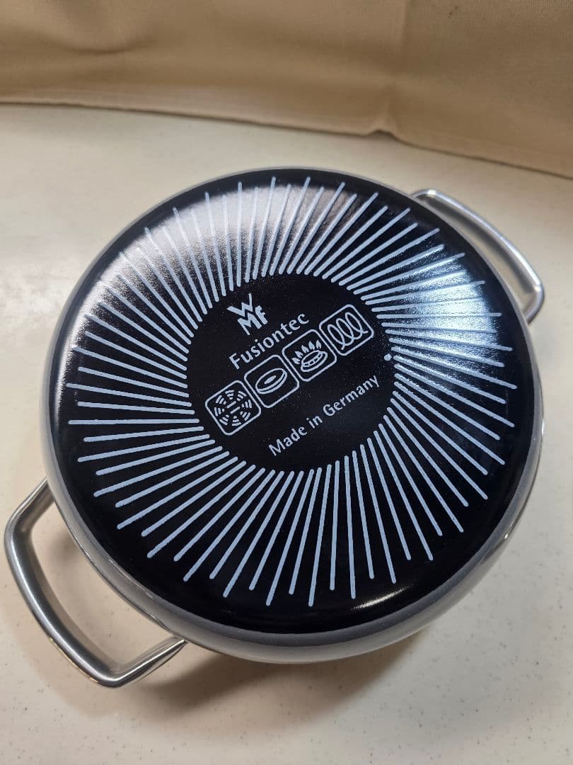 WMF フュージョンテック ミネラル ローキャセロール プラチナム　20cm