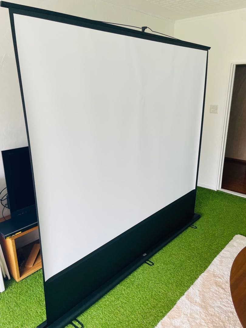 プロジェクタースクリーン 100インチ PRS-Y100K 自立式 映像良好