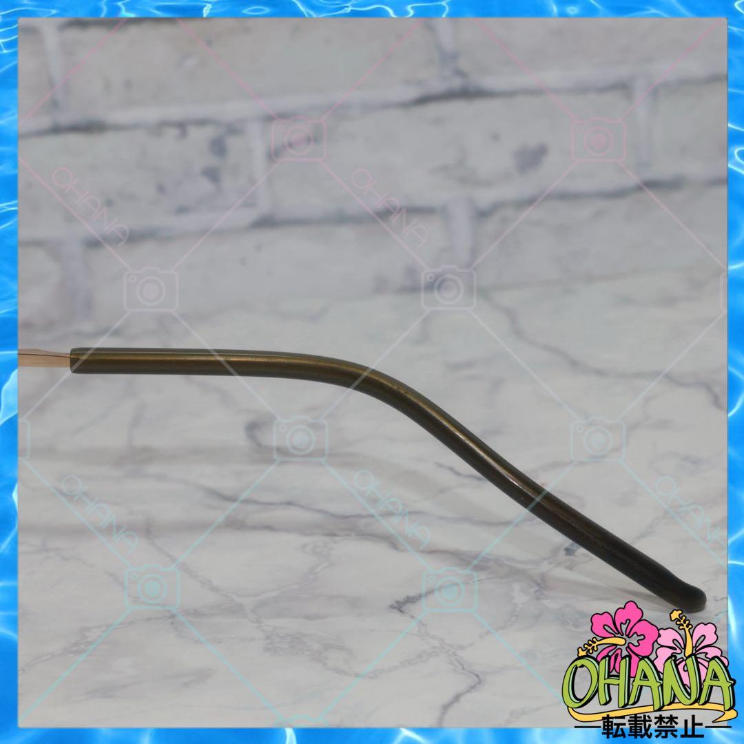 999.9／フォーナインズ M-43 ダークオリーブササ × ゴールド 眼鏡