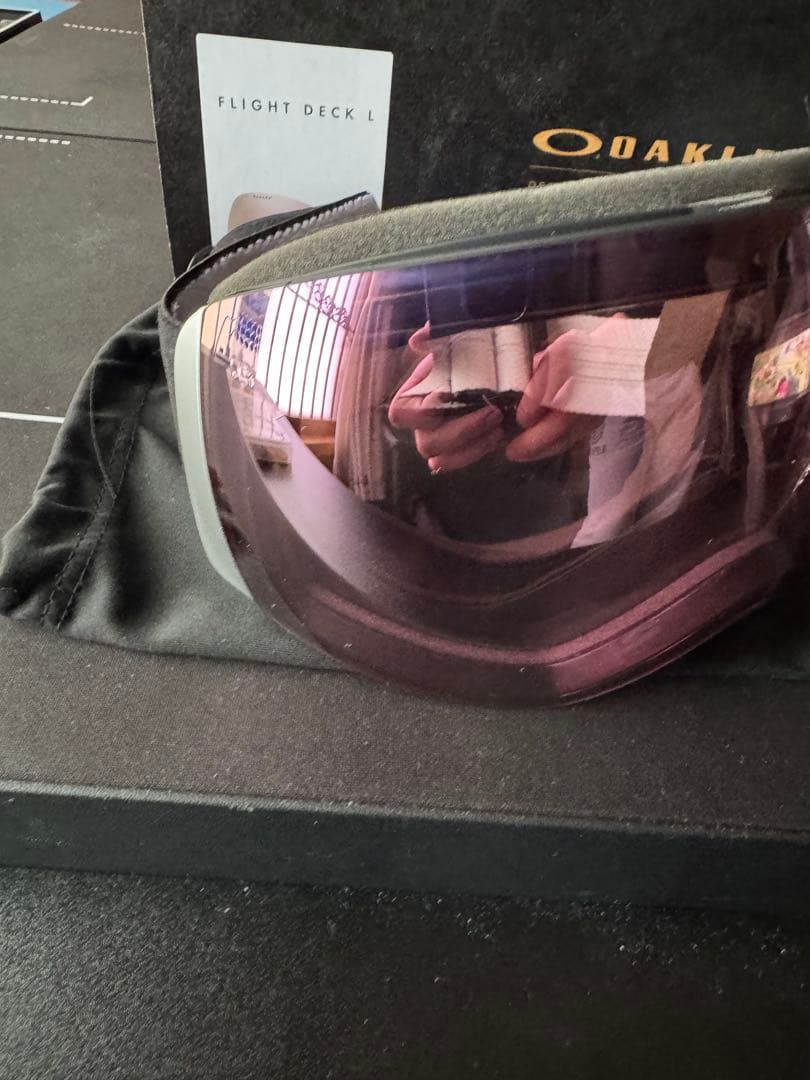オークリー FLIGHT DECK L ゴーグル　スキー　スノーボード